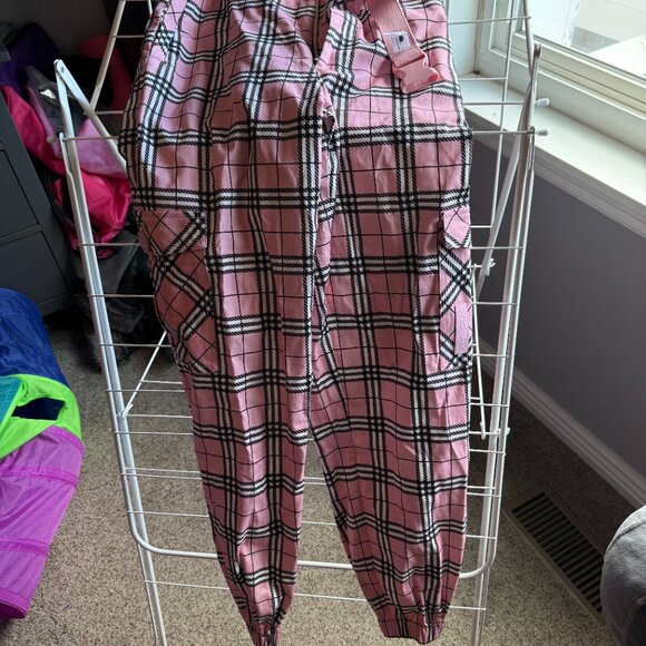 Tartan Baby Pink Cargo Blackmilk - Picture 2 of 3
